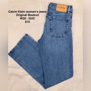 Calvin Klein Women's Denim Bootcut Jeans